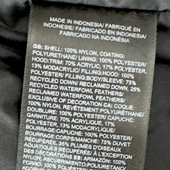 The North Face Girls Small 7/8 Arctic Parka Black Faux Fur Hood Winter Coat NWT - Picture 7 of 13